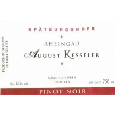 August Kesseler Pinot Noir Spatburgunder 2008 (12x75cl)
