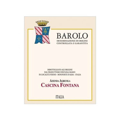 Cascina Fontana Barolo 2006 (6x75cl)