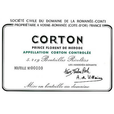 Domaine de la Romanee-Conti Corton Grand Cru 2010 (3x75cl)