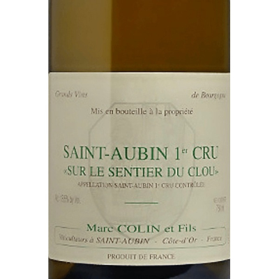 Marc Colin et Fils Saint Aubin Sur Sentier Clou 2014 (1x75cl)