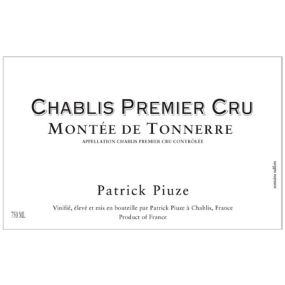 Patrick Piuze Chablis 1er Cru Montee Tonnerre 2020 (6x75cl)