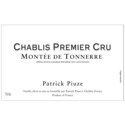 Patrick Piuze Chablis 1er Cru Montee Tonnerre 2022 (12x75cl)