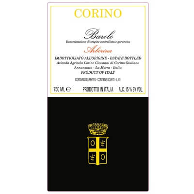 Giovanni Corino Barolo Arborina 2003 (12x75cl)
