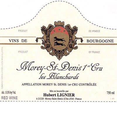 Hubert Lignier Morey-Saint-Denis 1er Cru Les Blanchards 2019 (6x75cl)