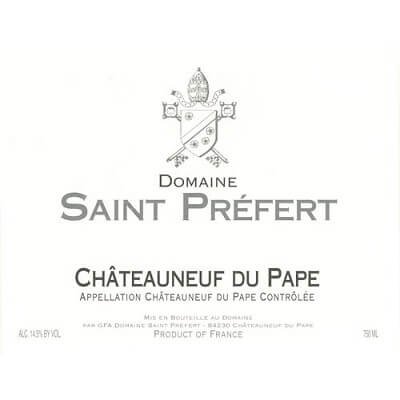 Saint Prefert Chateauneuf-du-Pape 2022 (6x75cl)