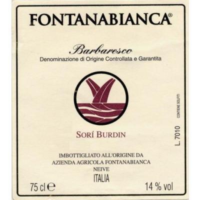 Fontanabianca Barbaresco Sori Burdin 2017 (6x75cl)