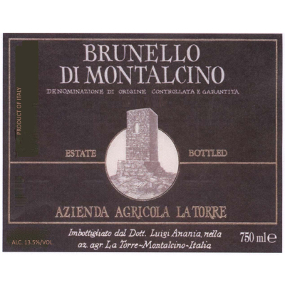 Torre Brunello Montalcino 2019 (6x75cl)