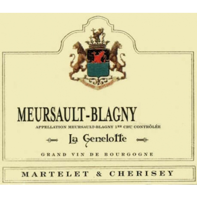 Comtesse de Cherisey Meursault 1er Cru Blagny La Genelotte 2019 (6x75cl)