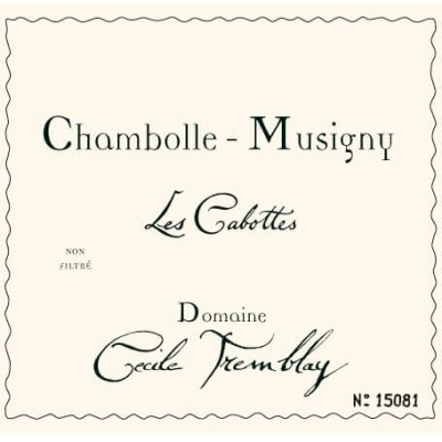 Cecile Tremblay Chambolle-Musigny Les Cabottes 2016 (6x75cl)