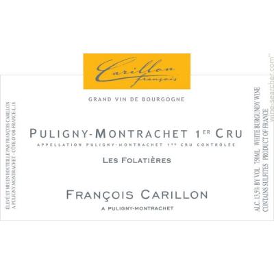 Francois Carillon Puligny-Montrachet 1er Cru Les Folatieres 2017 (1x300cl)