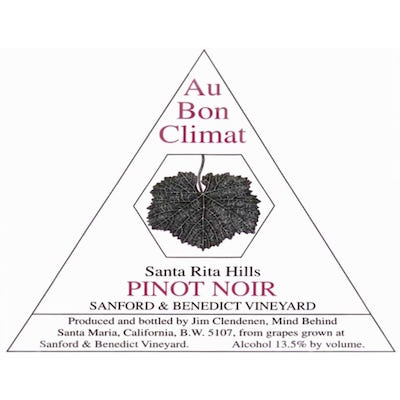 Au Bon Climat Pinot Noir Sanford Benedict 2013 (12x75cl)