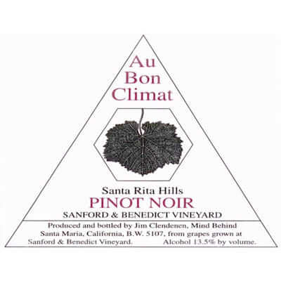 Au Bon Climat Pinot Noir Sanford & Benedict 2017 (12x75cl)