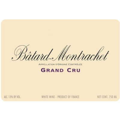 Vougeraie Batard-Montrachet Grand Cru 2016 (1x75cl)