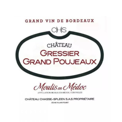 Gressier Grand Poujeaux 2012 (12x75cl)