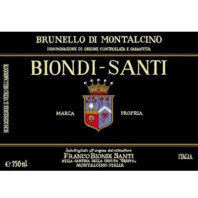 Biondi Santi Brunello di Montalcino Riserva 1969 (6x75cl)