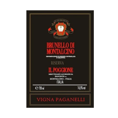 Il Poggione Brunello di Montalcino Riserva Vigna Paganelli 2007 (6x75cl)