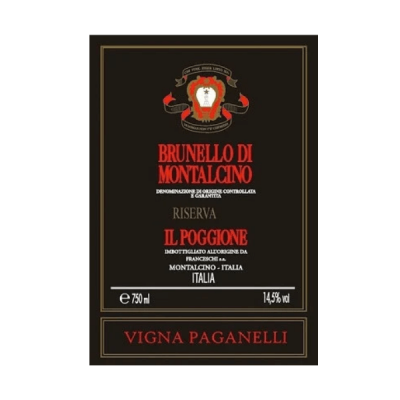Il Poggione Brunello di Montalcino Riserva Vigna Paganelli 2016 (6x75cl)