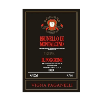 Il Poggione Brunello di Montalcino Riserva Vigna Paganelli 2012 (7x75cl)