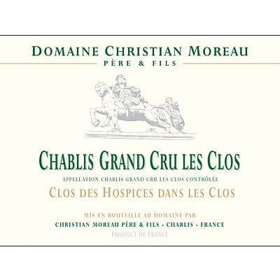 Christian Moreau Chablis Grand Cru Les Clos Clos des Hospices dans les Clos 2013 (6x150cl)
