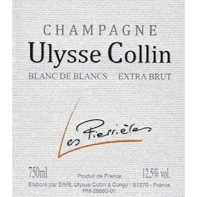 Ulysse Collin Blanc de Blancs Les Pierrieres Extra Brut NV (2x75cl)