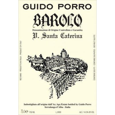 Guido Porro Barolo  Vigna Caterina 2018 (6x75cl)