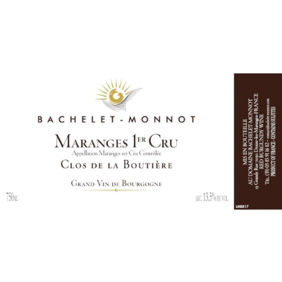 Bachelet-Monnot Maranges Blanc 1er Cru Clos Boutiere 2021 (6x75cl)