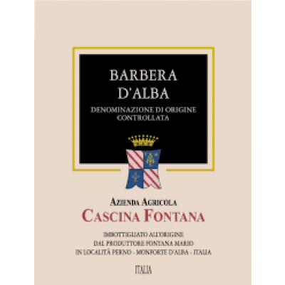 Cascina Fontana Barbera d'Alba 2020 (6x75cl)