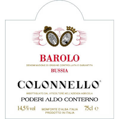 Aldo Conterno Barolo Vigna Colonnello Bussia 2015 (6x75cl)