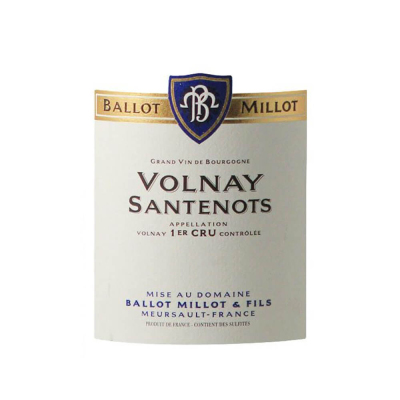 Ballot Millot Volnay 1er Cru Santenots 2019 (6x75cl)