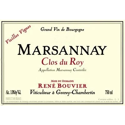 Rene Bouvier Marsannay Clos Roy Rouge 2021 (12x75cl)