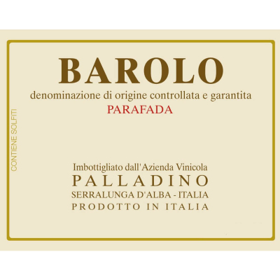 Palladino Barolo Parafada 2017 (1x300cl)