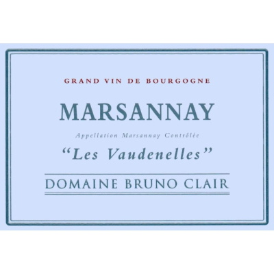 Bruno Clair Marsannay Les Vaudenelles 2021 (6x75cl)