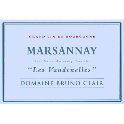 Bruno Clair Marsannay Les Vaudenelles 2022 (6x75cl)