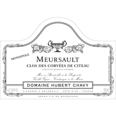 Chavy-Chouet Meursault Clos des Corvees de Citeaux 2022 (6x75cl)