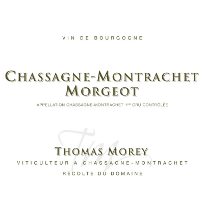 Thomas Morey Chassagne-Montrachet 1er Cru Morgeot Blanc 2020 (6x75cl)
