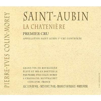 Pierre-Yves Colin-Morey Saint-Aubin 1er Cru La Chateniere 2006 (1x75cl)