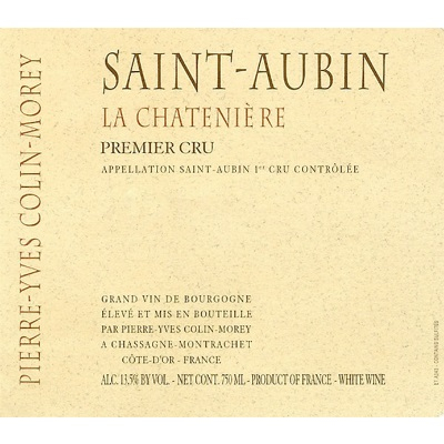 Pierre-Yves Colin-Morey Saint-Aubin 1er Cru La Chateniere 2014 (6x75cl)