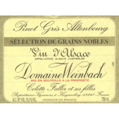 Weinbach Pinot Gris Altenbourg SGN 2005 (12x50cl)