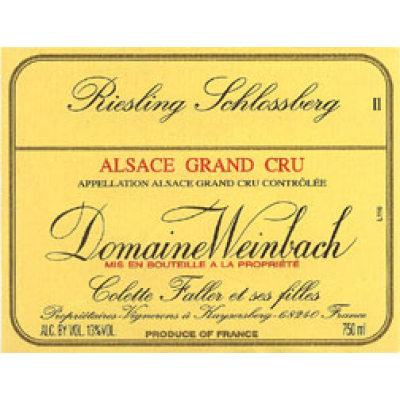 Weinbach Riesling Schlossberg Grand Cru 2017 (1x75cl)