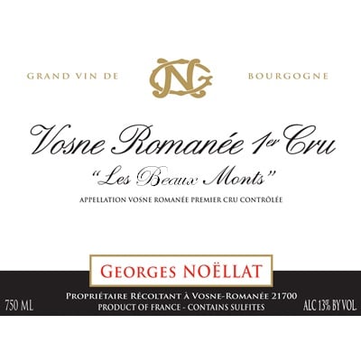 Georges Noellat Vosne-Romanee 1er Cru Les Beaux Monts 2016 (6x75cl)
