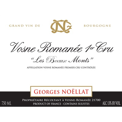 Georges Noellat Vosne-Romanee 1er Cru Les Beaux Monts 2017 (12x75cl)