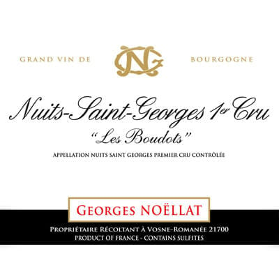 George Noellat Nuits-Saint-Georges 1er Cru Les Boudots 2012 (6x75cl)