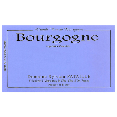 Sylvain Pataille Bourgogne Rouge Le Chapitre 2021 (6x75cl)