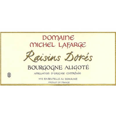 Michel Lafarge Bourgogne Aligote Raisins Dores 2019 (12x75cl)
