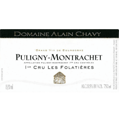 Alain Chavy Puligny-Montrachet 1er Cru Les Folatieres 2018 (12x75cl)