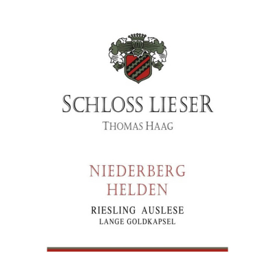 Lieser Lieser Niederberger Helden Riesling Auslese Lange Goldkapsel 2009 (3x75cl)