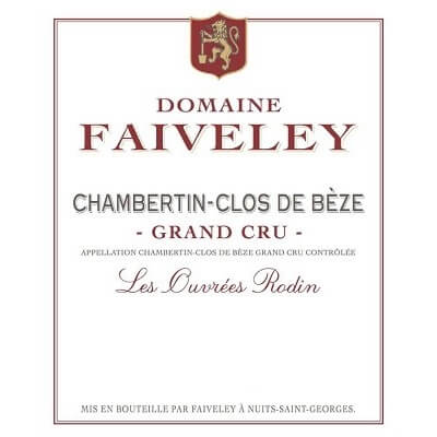 Faiveley Chambertin-Clos-de-Beze Grand Cru Les Ouvrees Rodin 2021 (6x75cl)