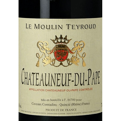Moulin Teyroud Chateauneuf Du Pape 2003 (12x75cl)
