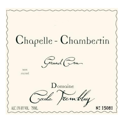 Cecile Tremblay Chapelle-Chambertin Grand Cru 2015 (1x75cl)