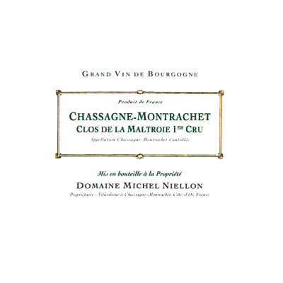 Michel Niellon Chassagne-Montrachet 1er Cru Clos de la Maltroie Rouge 2017 (12x75cl)